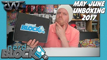 NERD BLOCK Unboxing MAY | Heroes For Hire | JUNE 2017
