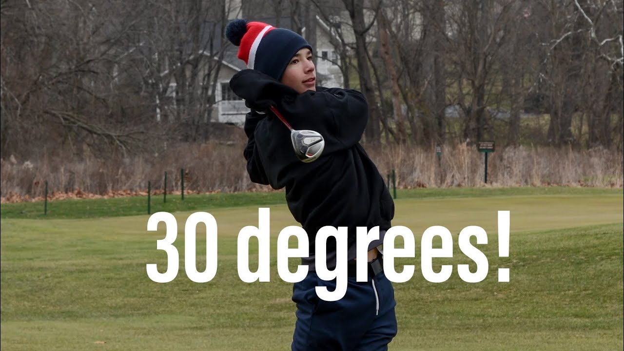 Playing Golf in 30 degree weather + Fun Challenges YouTube