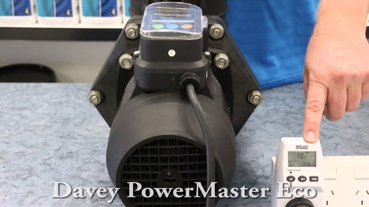 Davey PowerMaster Eco Energy Efficient Pool Pump YouTube