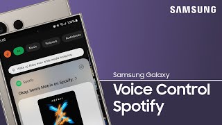 Use a voice assistant to control Spotify | Samsung US screenshot 2