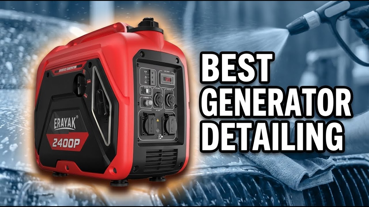 Best Power Generator For Detailing: Top 5 Portable Inverter Generators for Mobile Detailers
