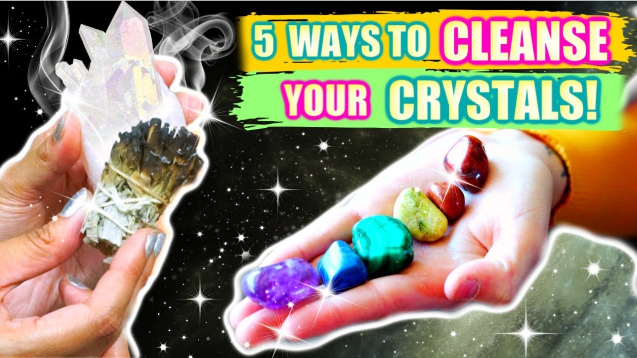 5 WAYS TO CLEANSE YOUR CRYSTALS! YouTube