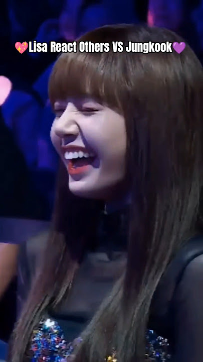 Lisa   Jungkook = ICONIC REACTION 😲#lisamanoban #jungkook #bts #blackpink#shorts #viralshorts