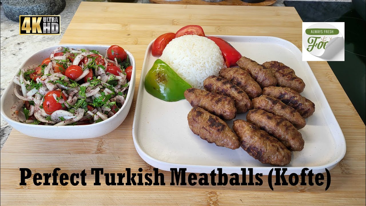 Perfect Turkish Beef Meatballs Recipes |(Kofte) izgara Köfte tarifi ...