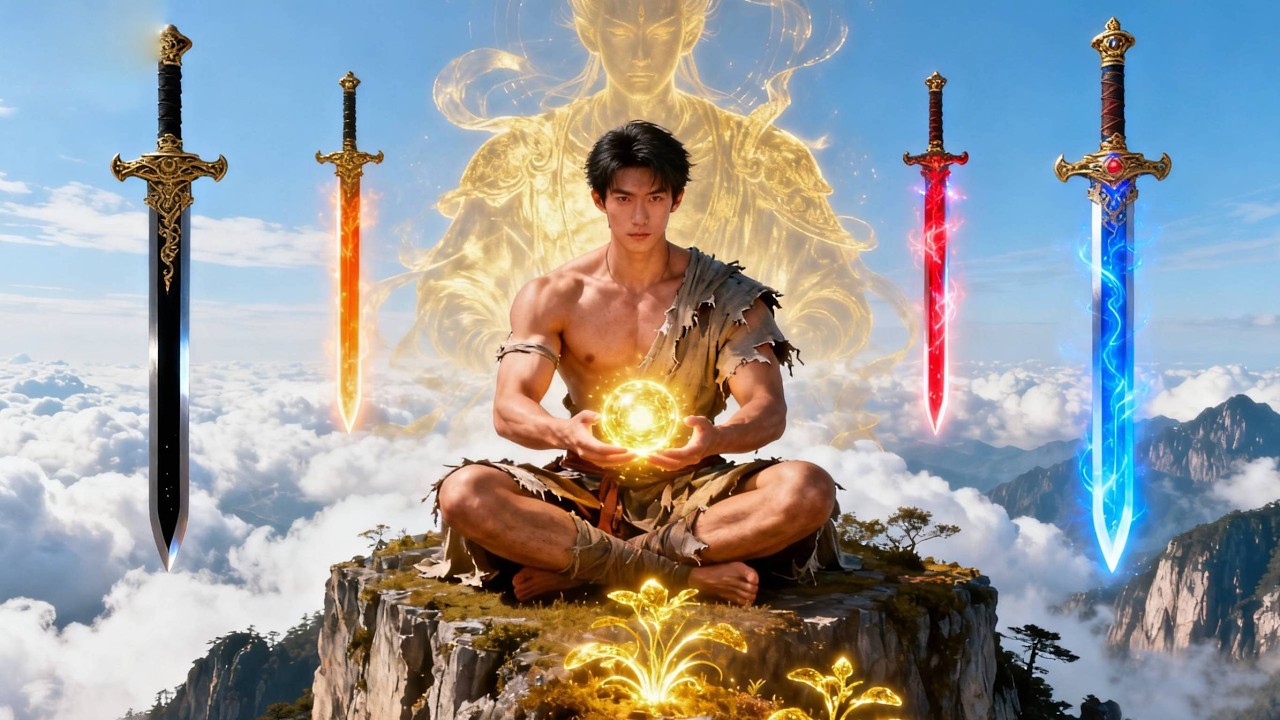 Tanrı Kral sıradan bir insana dönüştü, ancak dört kutsal artefaktla dünyada yenilmez oldu!