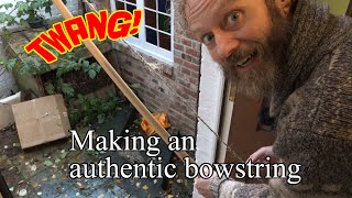 Making my own bowstring