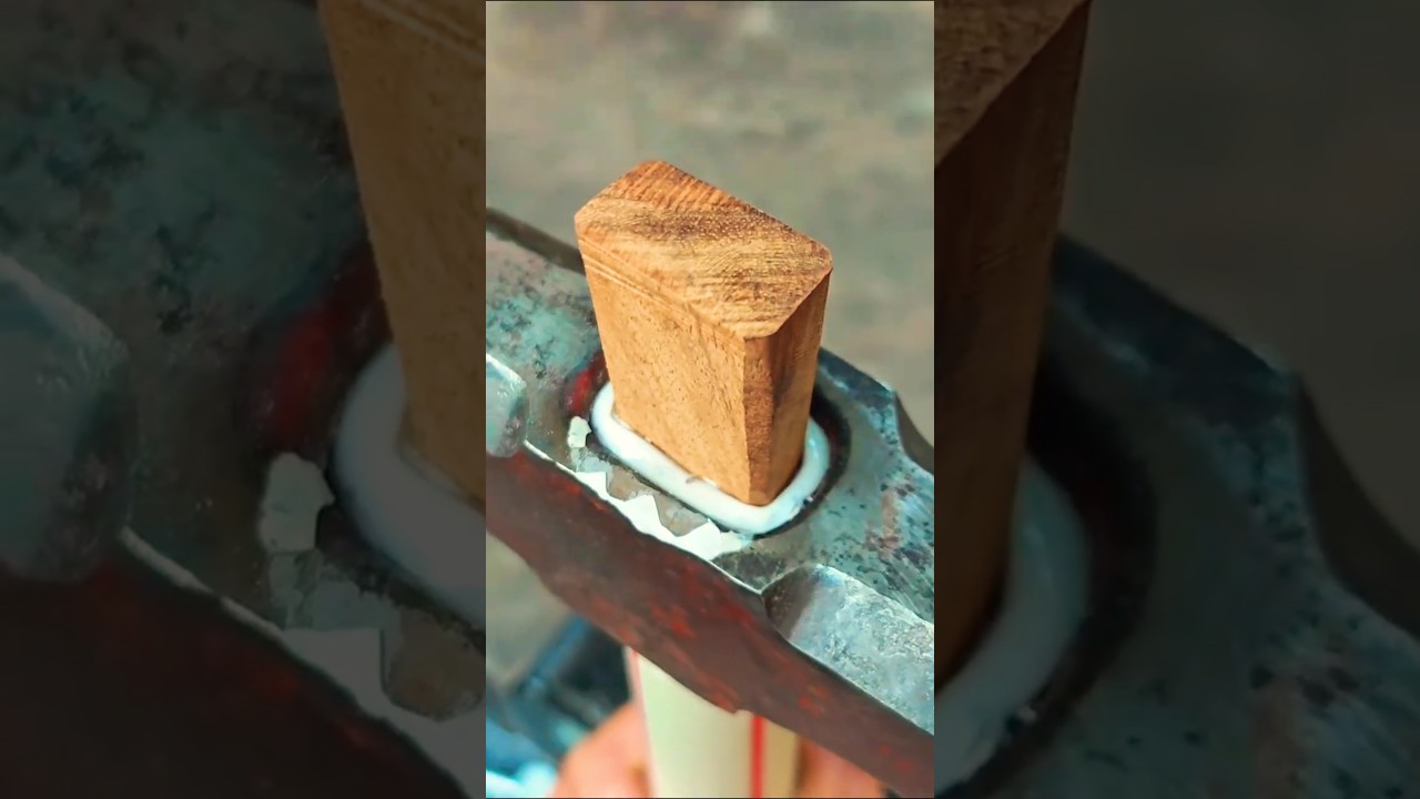 How to make a hammer handle from super durable plastic pipe! 