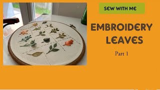 Embroidery Leavespart1