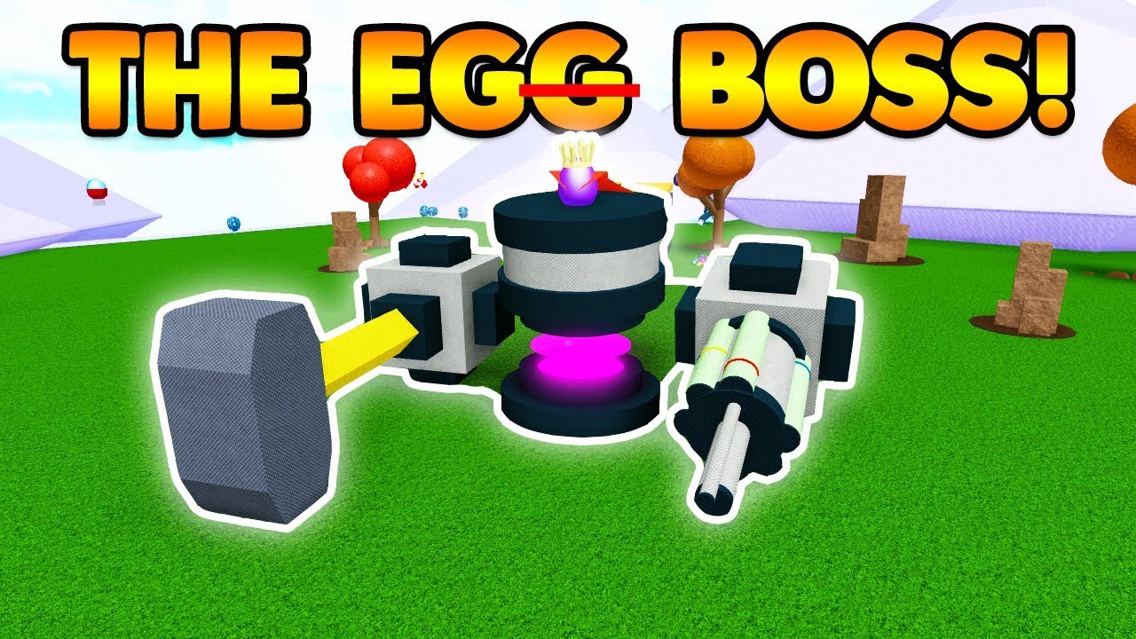 Defeating The Egg Boss Build A Boat For Treasure Roblox Youtube