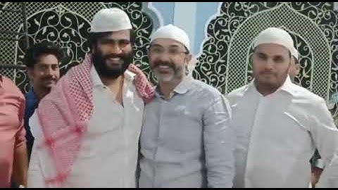 byreddy Siddhartha reddy anna Today with Hafeez Khan in Masjid at Ramzan Festival