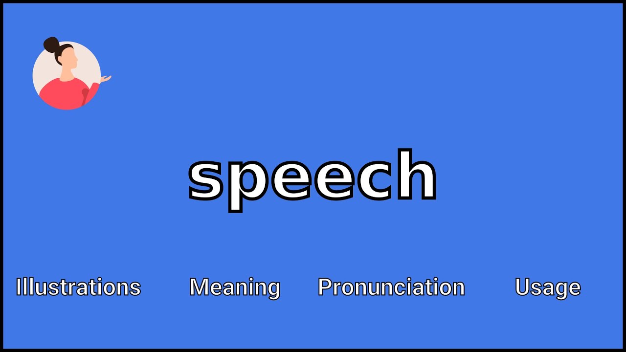speech make meaning