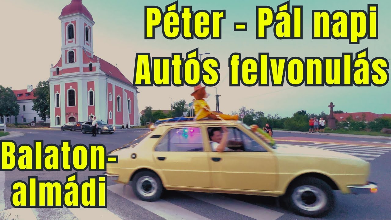 Balatonalmádi, Péter - Pál napi autós felvonulás. 2024.06.29.
