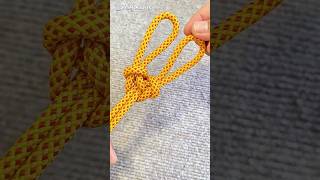 YCB-Knots #109，Spain bowline knot.#diy #viral #shorts#绳结#knots