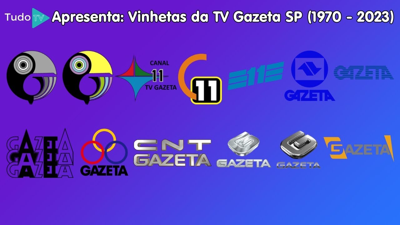 Cronologia #115: Vinhetas TV Gazeta SP (1970 - 2023)