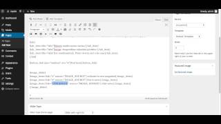 Using Shortcode