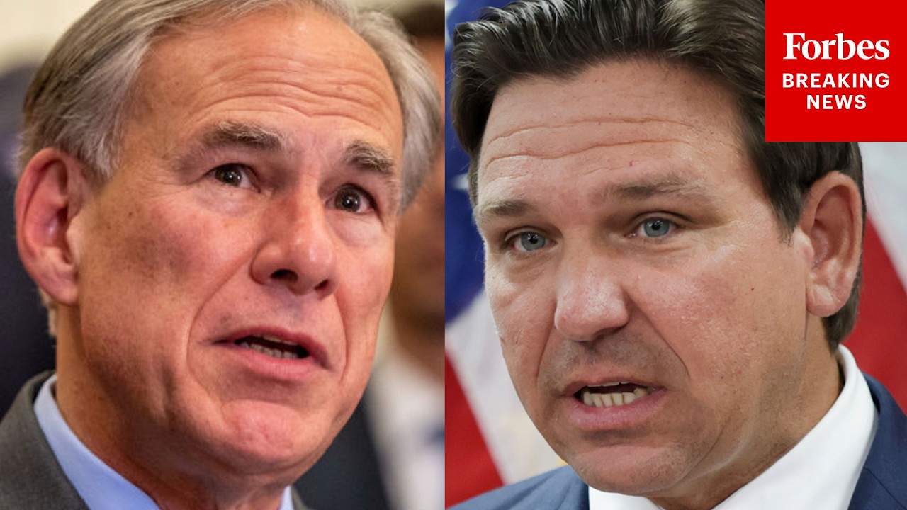 BREAKING NEWS: DeSantis And Abbott Hold Joint Press Briefing In Miamia, Florida