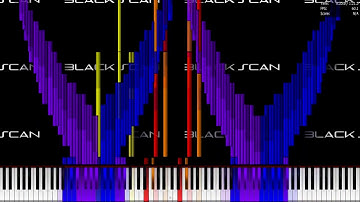 (Late 700 subs special) [Black MIDI] Shuric Scan 600K notes (Black scan)