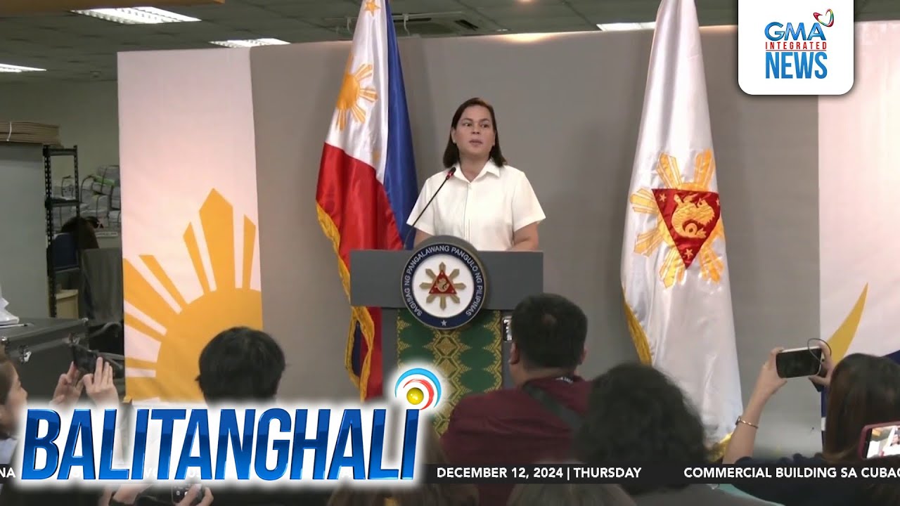 VP Sara Duterte, hindi pa rin humarap sa NBI; hindi raw umaasa sa patas na... | Balitanghali