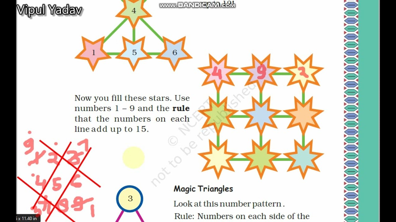 Mathematics class-4th chapter-10 Play with Patterns page no- 110 and ...