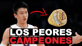 LOS PEORES CAMPEONES DE LA NBA