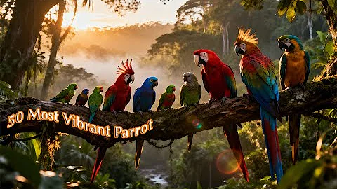 Amazon Rainforest – Kingdom of the 50 Most Vibrant Parrot Species on Earth.