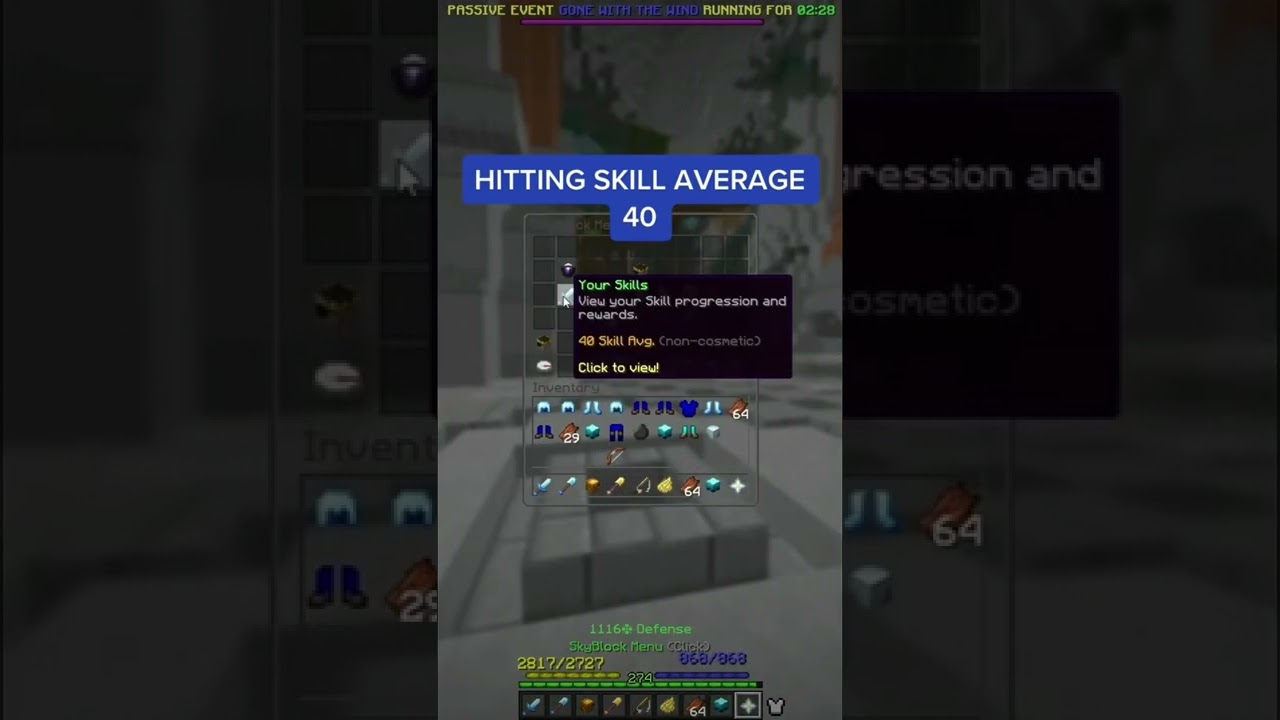 Hitting skill average 40 😮 