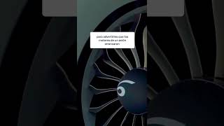 ¿Qué significan los espirales en la turbina de un avión? #shorts