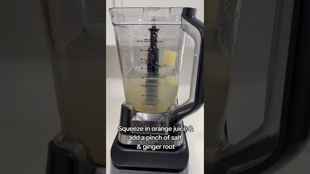 Homemade immunity and hydration drink recipe. 