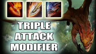 From Tinker to Dragon. Triple Attack Modifier | Dota 2 Ability Draft