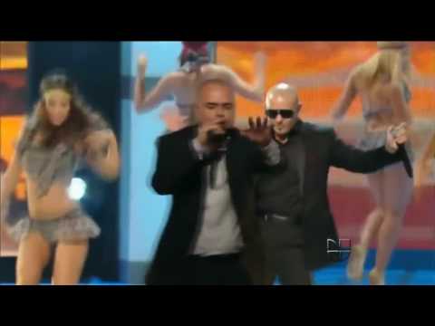 Juan Magan, Pitbull Y El Cata En Premios Lo Nuestro 2012 Bailando Por Ahi En Vivo