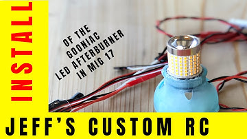 INSTALL OF GOONIAC AFTERBURNER IN AVIOS MIG 17 BY JEFF’S CUSTOM RC