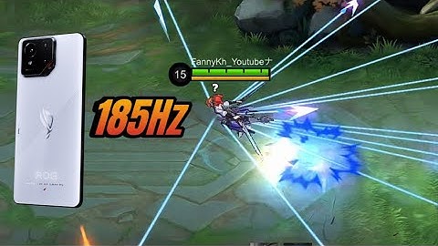 ROG PHONE 9! 185Hz GAMINGTEST FANNY GAMEPLAY MOBILE LEGEND BANG BANG 2025