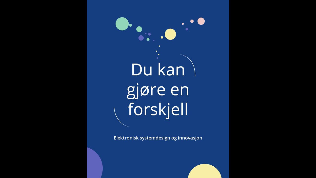 Elektronisk systemdesign og innovasjon | NTNU