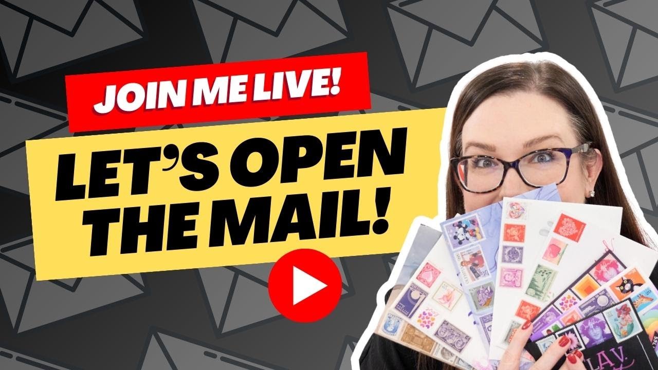 🔴 LIVE MAIL CALL - Let's chat & open the mail! Cards with the color blue!