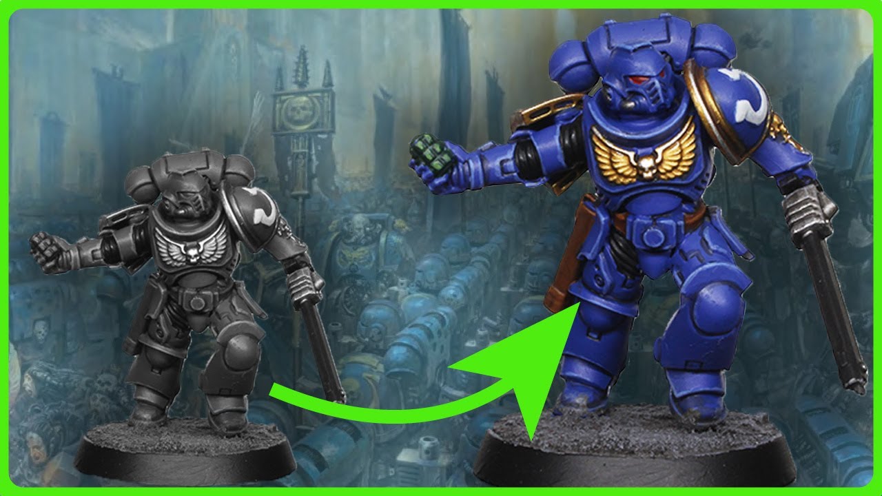 Painting your First Ultramarine – Warhammer 101