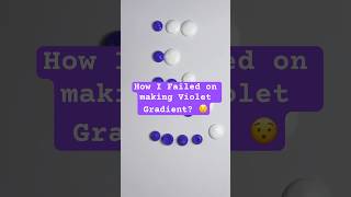 How easy is to ruin a video? #violet  #gradient #colormixing #shorts #satisfying #trending #fails