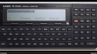 CASIO PB 2000C POCKET PC COMPUTERS SCIENTIFIC CALCULATOR PORTABLE POCKEMUL POCK EMUL
