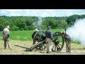 10lb Parrott rifled canon artillery piece - 149th Battle of Monocacy - Living History - July 6, 2013