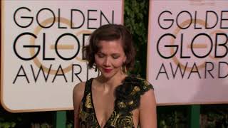 Maggie Gyllenhaal Fashion - Golden Globes 2016