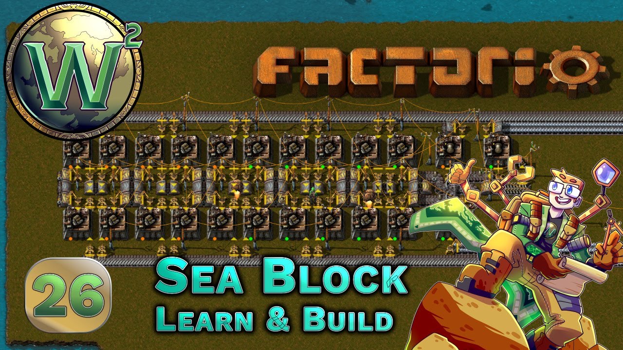 Factorio Sea Block Learn & Build - Engines - Let's Play - Episode 26 ...