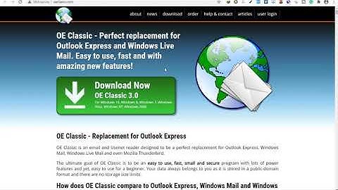 Outlook Express (OE Classic)  | Email Configuration with  Gmail