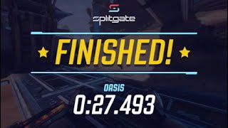 Controller WR TOP 8 GLOBAL Oasis Race (0:27.493) | Splitgate