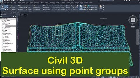 Create surface from point Groups, Add outer and hidden boundaries