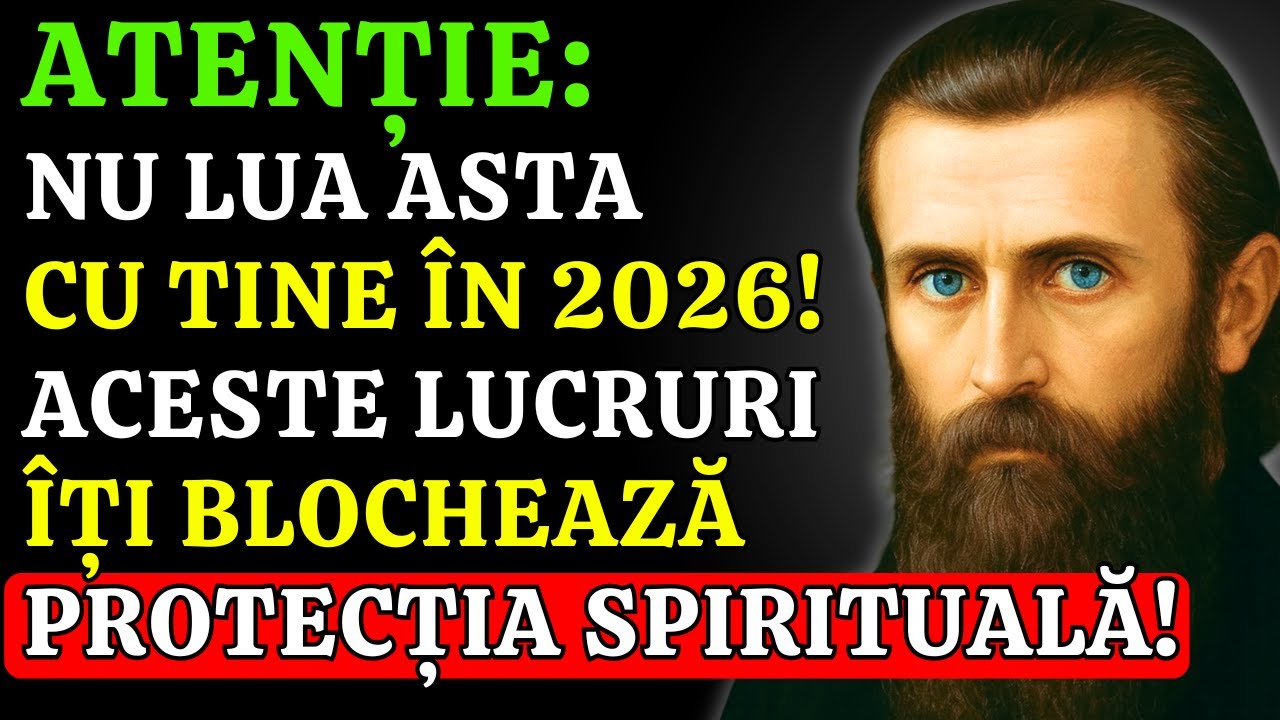SCAPĂ DE ASTA ACUM PENTRU A INTRA ÎN 2026 ELIBERAT ȘI PROTEJAT | ARSENIE BOCA