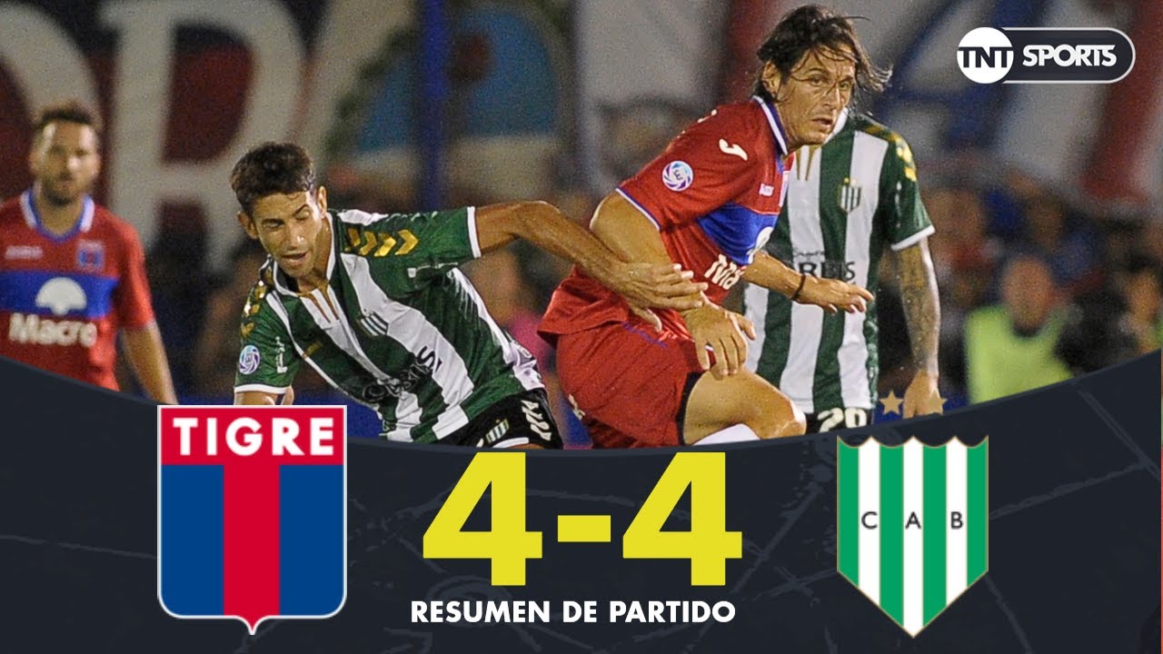 Resumen de Tigre vs Banfield (4-4) | Fecha 18 - Superliga Argentina ...