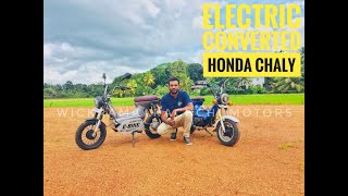 Electric converted Honda chaly