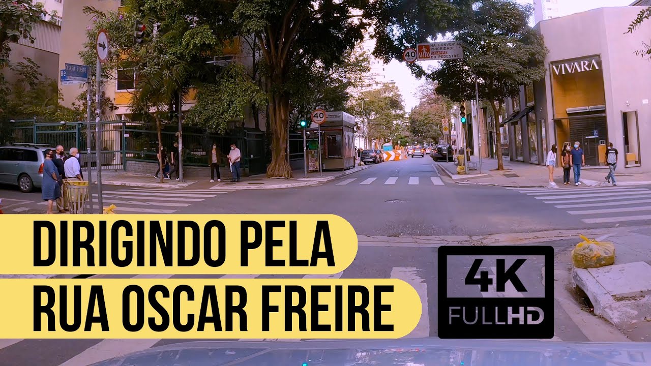 ⁴ᴷ⁶⁰ Dirigindo pela Oscar Freire em São Paulo (com narração) 
