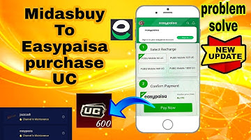 Midasbuy uc purchase problem | midasbuy channel in maintenance | Midasbuy jazz cash Easypaisa error