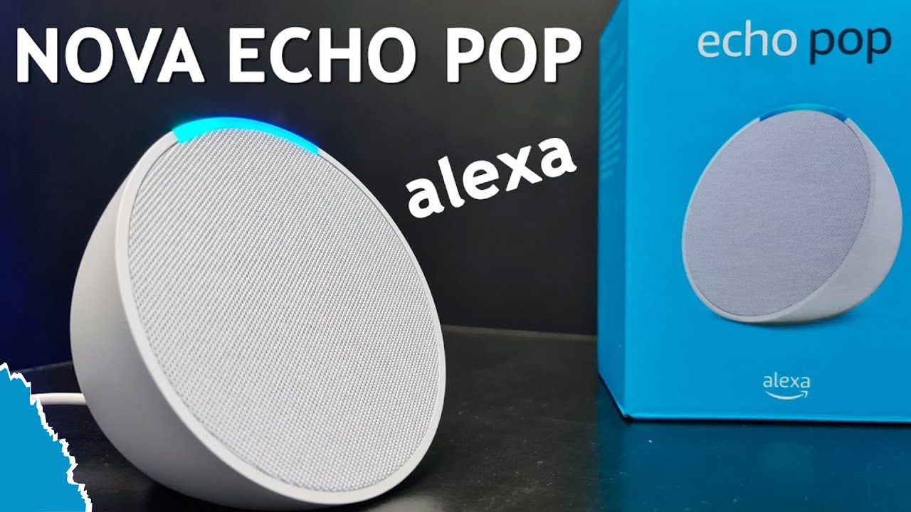 Novo Echo Pop Smart Speaker - A Mini Caixa de Som Inteligente Com