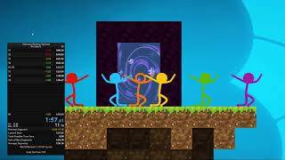 Stickman Parkour Skyland Window% Glitchless in 1:57.533 (FWR and Former PB) screenshot 5